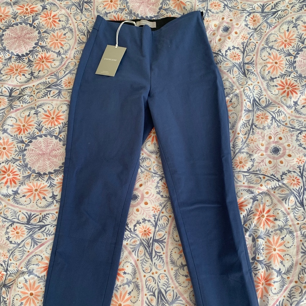 Everlane Work Pant - Atlantic Blue - Size 0 SHORT